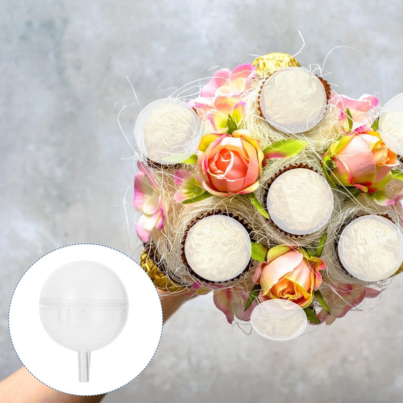 25PCS Clear Chocolate Box Chocolates Truffle Wrapping Cup Cupcake Decor Flowe... gallery