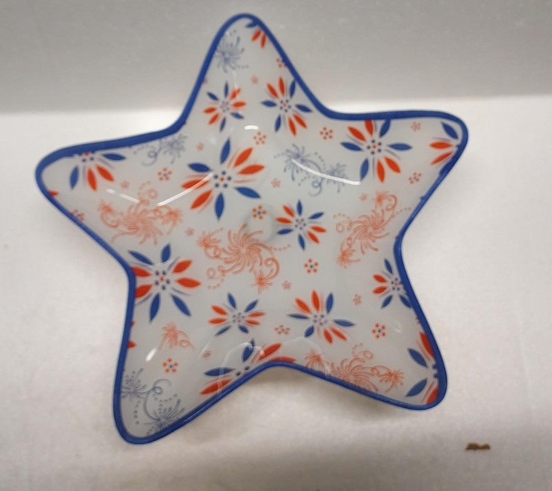 Temp-tations Cake Stand,Pedestal Plate, T49358 Firework Star dish gallery
