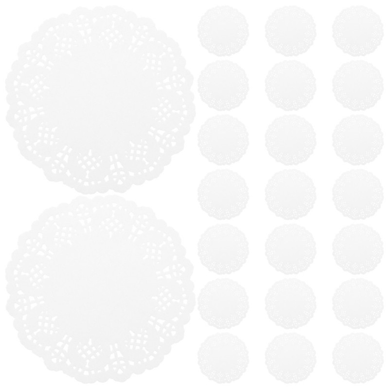 600 Pcs Paper Doilies for Cake Food Dining Table Decor Cooking Absorbent