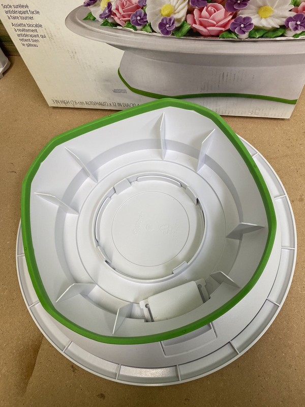 Po Wilton Trim-n-turn Ultra Cake Turntable 12 In Round Spinning Cake Decorating gallery