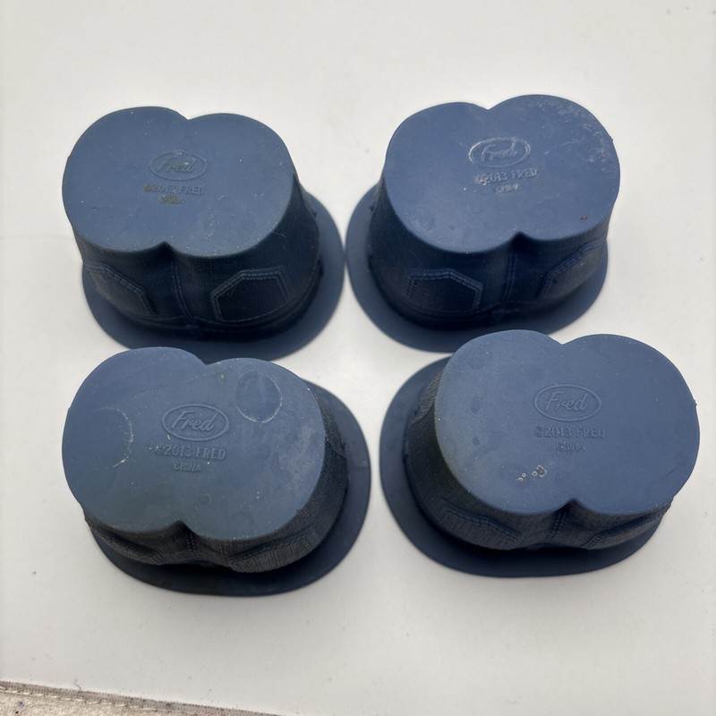 Muffin Top Cupcake Molds Silicone Baking Cups By Fred Humorous 2013 Set of 4 gallery