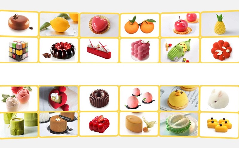 3D Russian Tale Silicone Baking Mold for Mousse Cake, French Dessert Mold for gallery