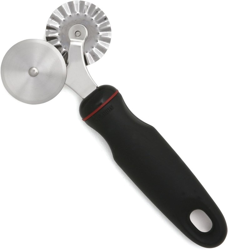 Versatile Pastry Wheel 7 Inch Black Handle Ideal for Ravioli and Dough Cutting gallery