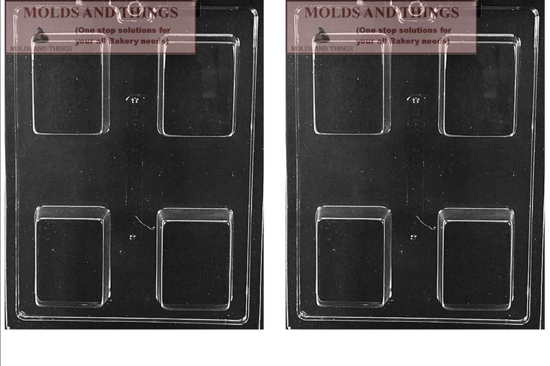 Plain Crispy Treat Rectangle Bar Chocolate Candy Mold Candy Making Mold