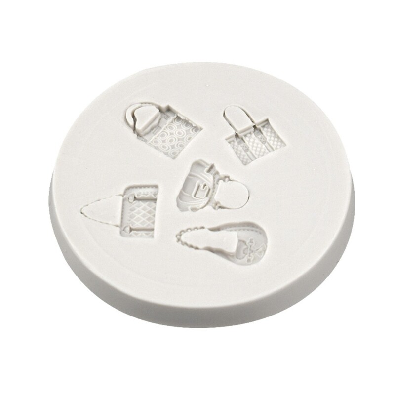 Mini Bag Silicone Mold Cake Decorating Tool for Making Candy, Soap