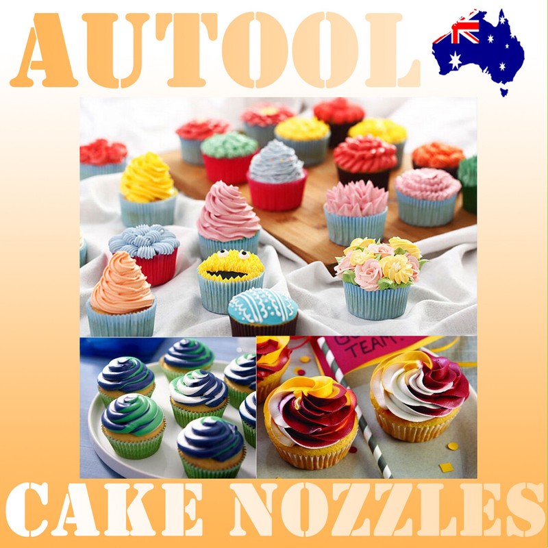 NEW Lcing Piping Nozzles Pastry Tips Cake Sugarcraft Decorating Baking Tools AU gallery