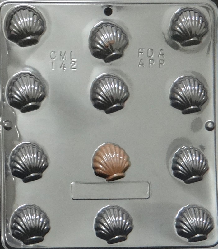 Small Shell Seashell Chocolate Candy Mold Candy Making 142 NEW