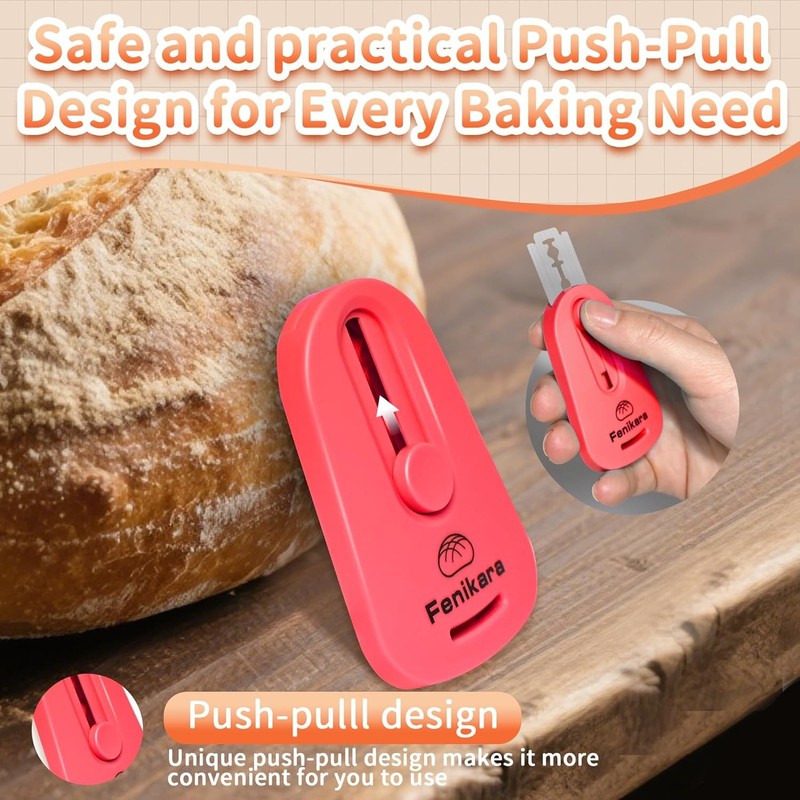 2PCS Upgraded Magnetic Sourdough Scoring Tool & Versatile Bread Scoring gallery