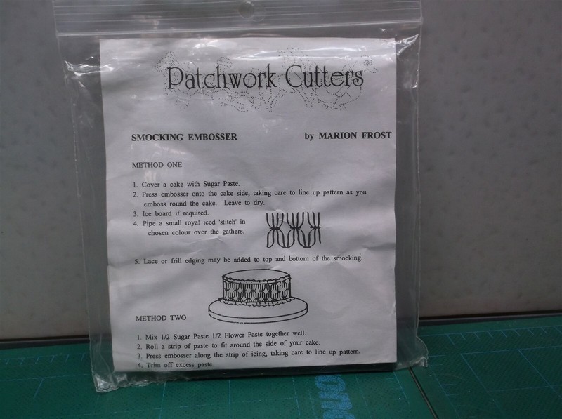 Patchwork Cutters SMOCKING EMBOSSER Sugarcraft Cake Decorating gallery