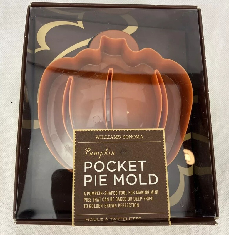 Williams Sonoma Pumpkin Pocket Pie Mold Dessert Hand Pie Mold Fall Thanksgiving
