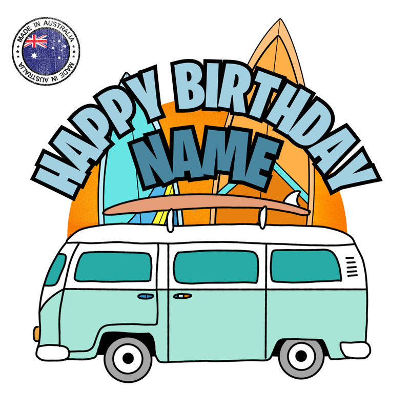 Kombie Custom Cake Topper – Personalisation Available