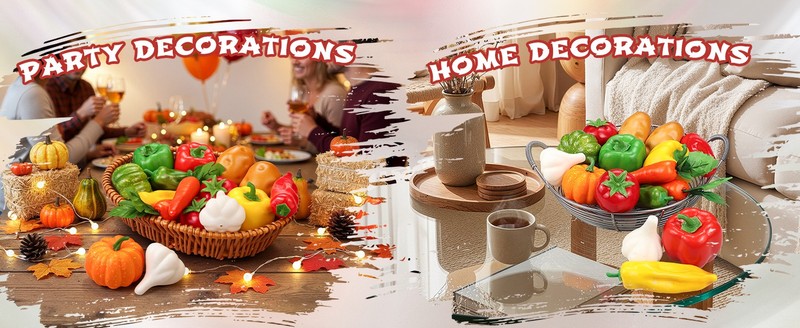 16 Pieces/Set Artificial Vetables Simulat Vetables gallery