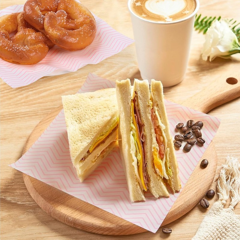 eRic Mother's Day Waxed Deli Paper Sheets for Snas 100 Pcs, 7 * 7 Inch gallery