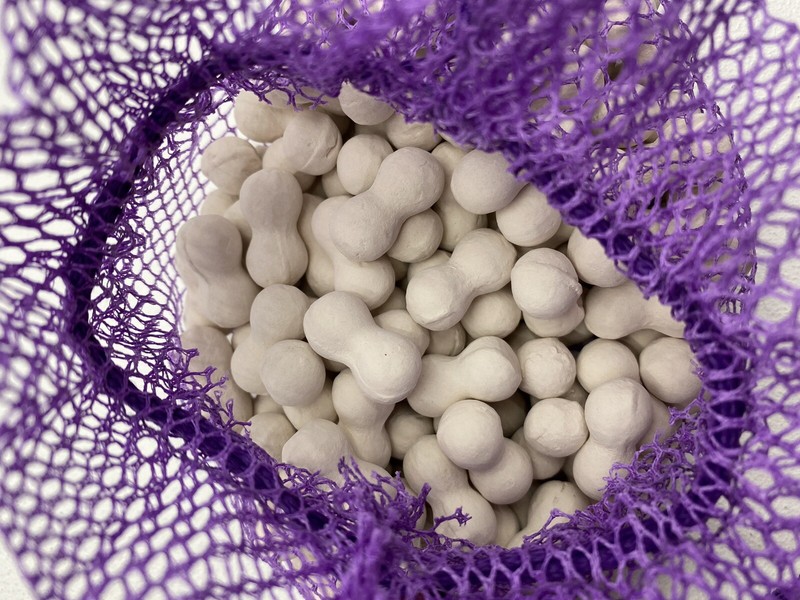 New Mastrad Double Ceramic Pie Weights Purple Mesh Bag gallery