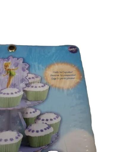 Two Wilton Disney Fairies Tinkerbell Cupcake Stands Holds 24 Cupcakes New Sealed gallery