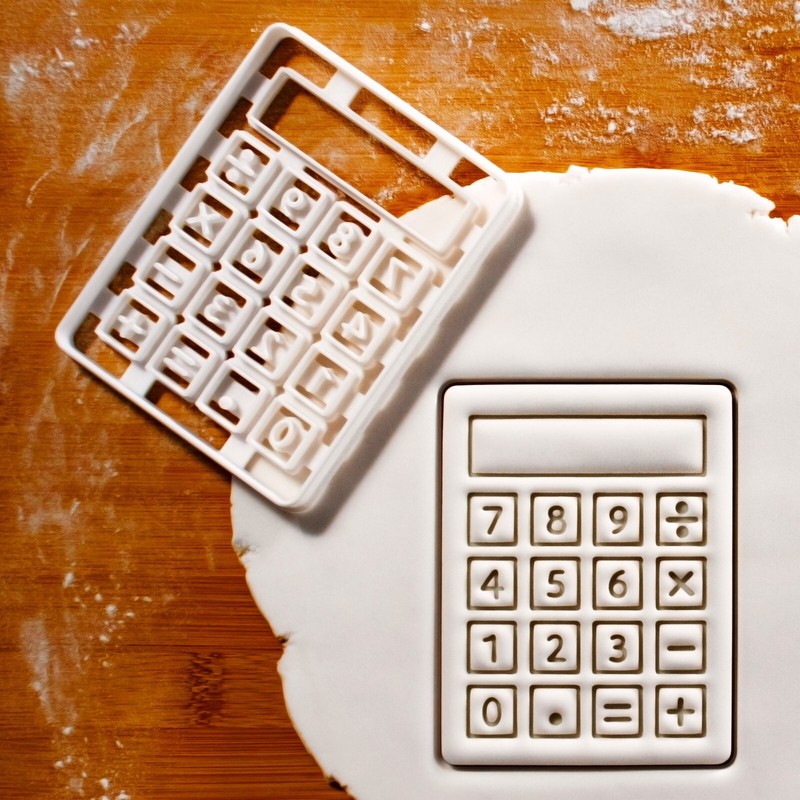 Calculator Cookie Cutter – mathematics math arithmetic back to school teachers