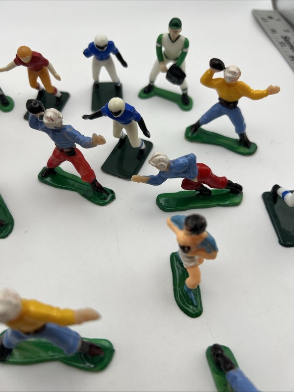 Vtg Wilton Football Cake Toppers Hong Kong 1974 1981 Decorations Lot Misc Player gallery