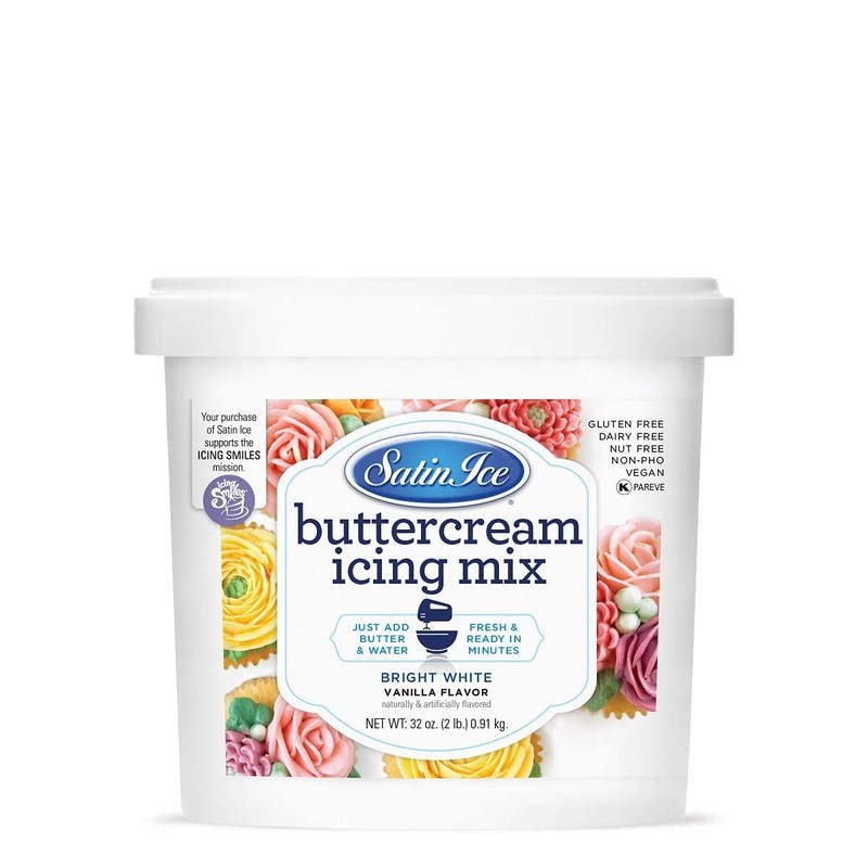 2 Pounds of Dairy-Free Buttercream Icing Mix for Effortless Cake Decorating gallery