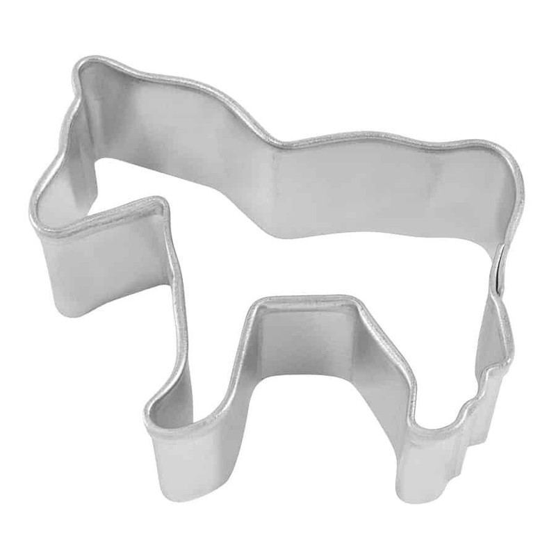 Mini Horse Cookie Cutter 1.75” Metal Farm Zebra Ranch Animal Treats
