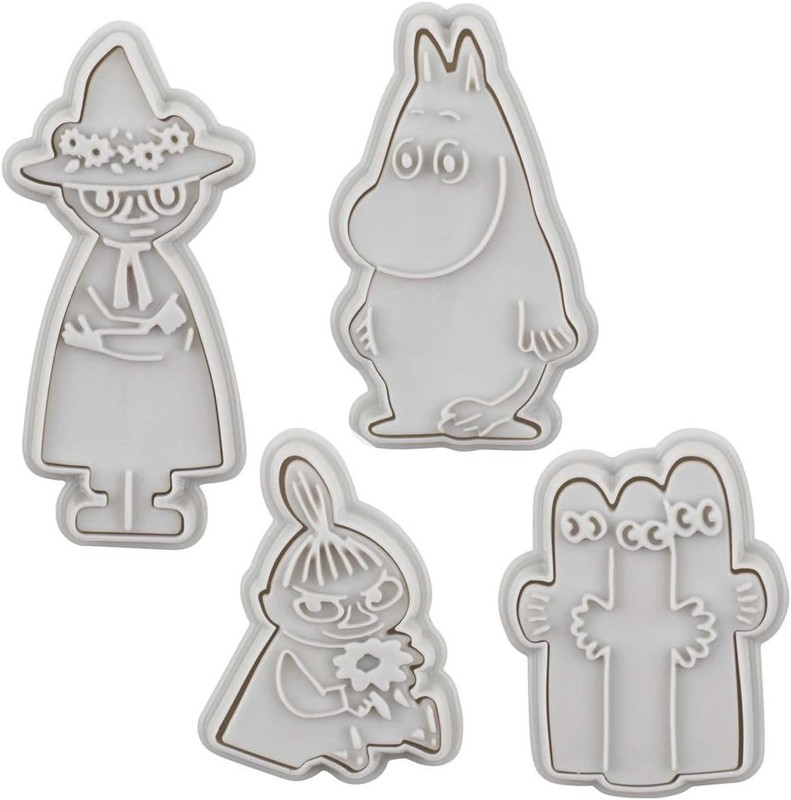 Moomin Cookie Cutter, Pressing Mold, Set of 4, Very Popular New from Japan gallery