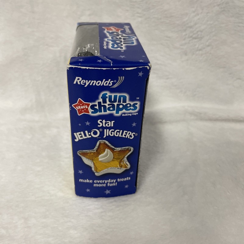 STARS Pie Cup Cakes 2005 Alcoa Reynolds Aluminum Fun Shapes 24 Foil Baking NEW gallery