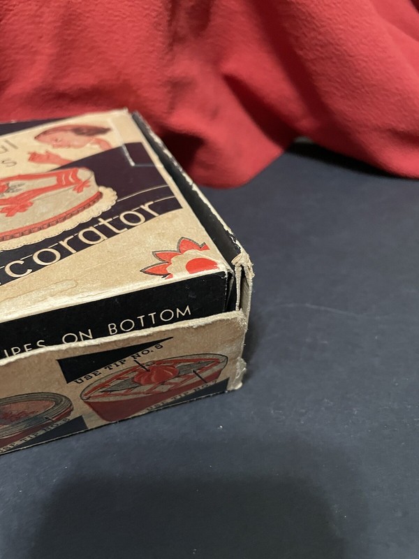 VINTAGE Beautiful Cakes Aluminum Cake Decorator 7 Tips *Rust Proof* Original Box gallery