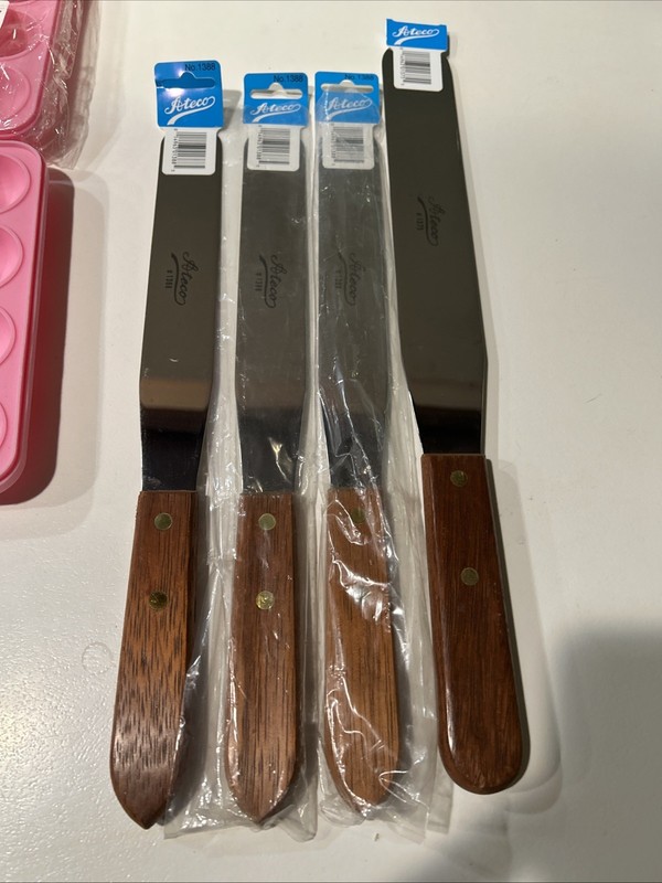 Set Of 3 Ateco Icing Knives #1388 1 #1375 gallery