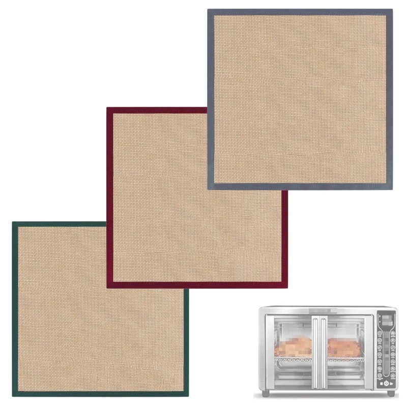 Tray Liners For Gourmia Toaster Oven Air Fryer 11.8” *11.8”, Multicolor