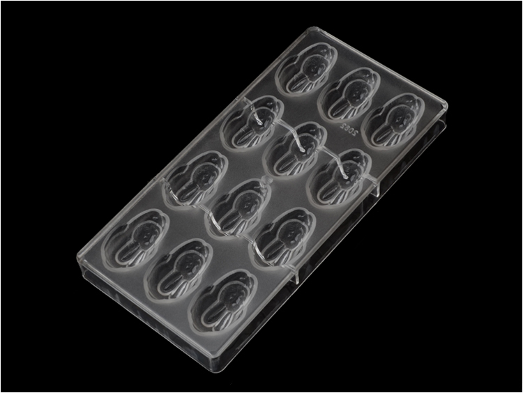 Rabbit Shaped Hard Plastic Polycarbonate PC Chocolate Jelly Mold Candy Mould gallery