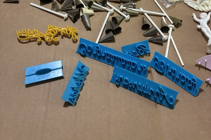 Huge Lot of Cake Decorating Supplies Toppers & MORE Some Vintage gallery
