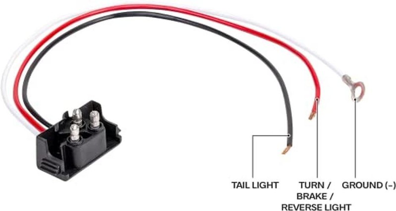 6Pcs 4" Round LED Trailer Tail Lights Kit - 12V - Silver gallery