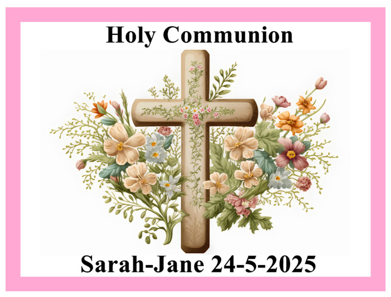 First Holy Communion Cake Toppers - Edible Icing - Holy Communion Decorations gallery