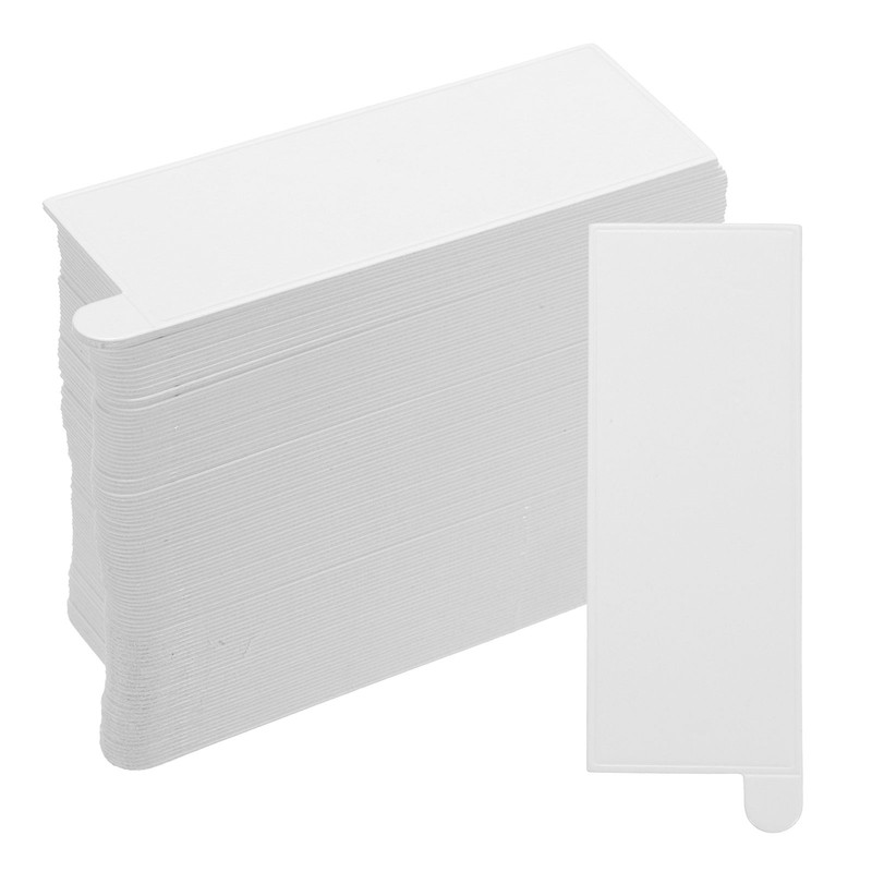 200pcs Mini Cake Boards, Mousse Cake Cardboards Rectangle for Cake (White)