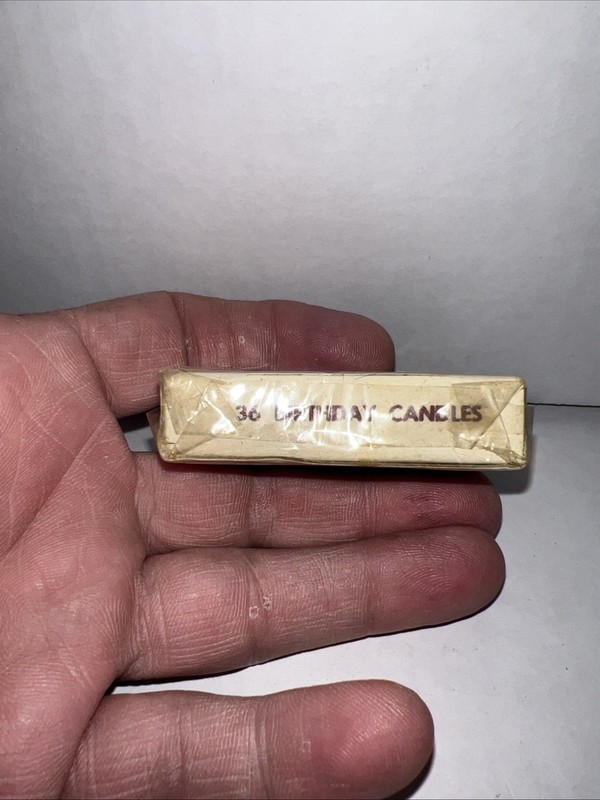 Vintage Rare Toll House Birthday Candles 36 Count Colors The Cake gallery