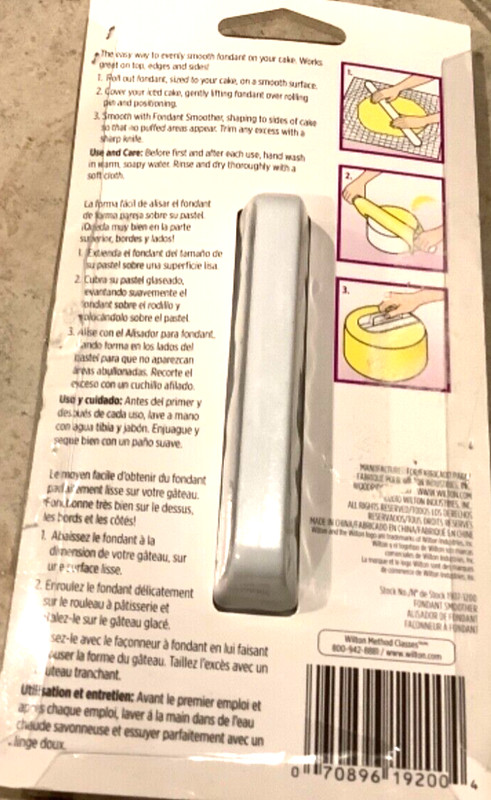 NEW WILTON Easy Glide Fondant Smoother gallery