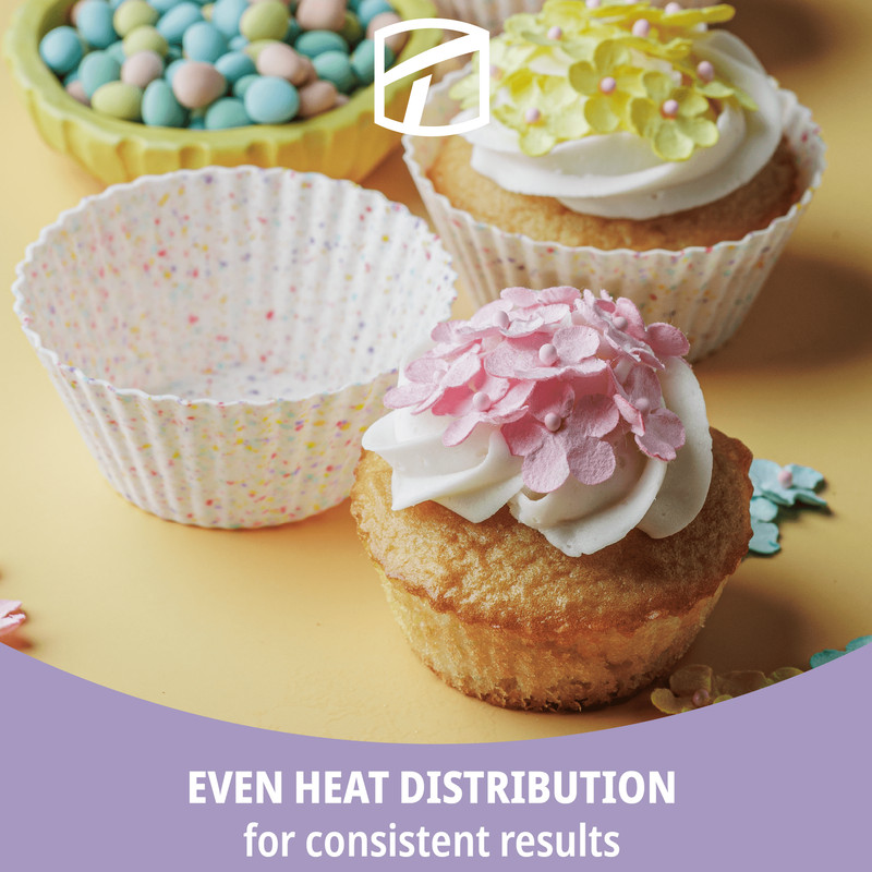 Reusable Silicone Baking Cups Multipurpose for Muffins Cupcakes Pies Egg Bites gallery