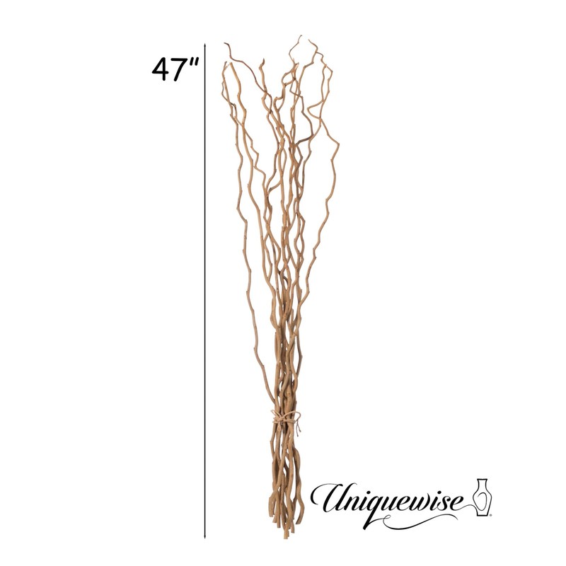 Uniquewise 12 Pcs Brown Natural Decorative Dry Branches Mulberry Sticks Home gallery