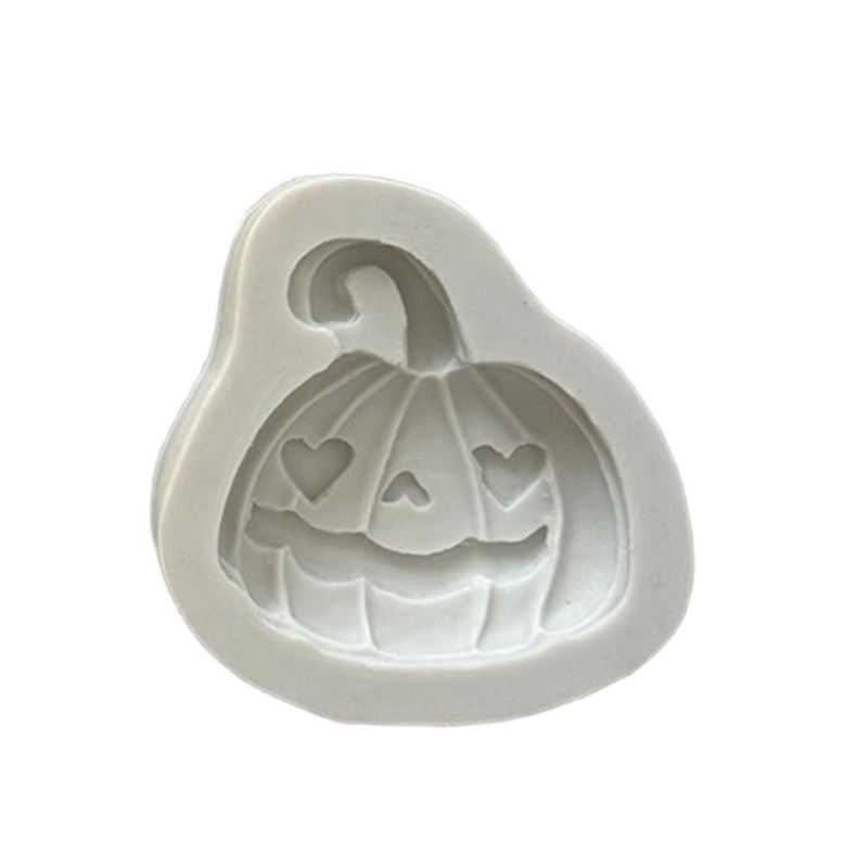 Elastomer Halloween Cast Pumpkin Bat Skull Decorations Baking DIY Materials