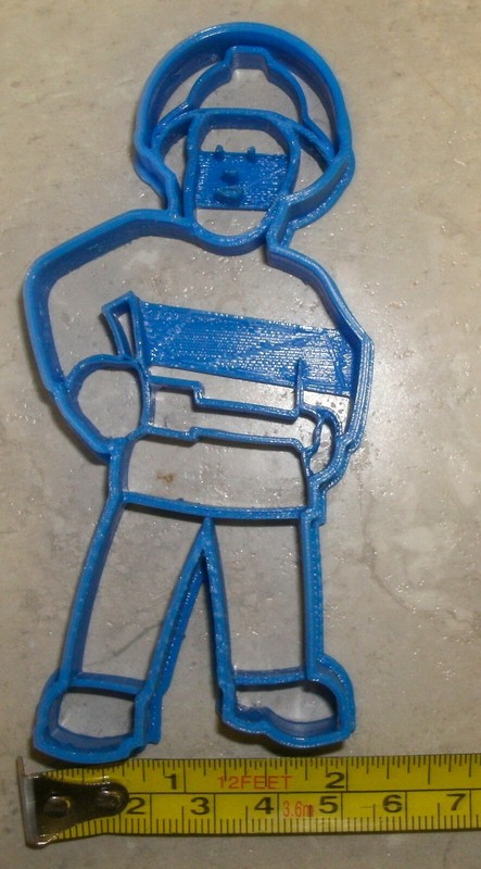 FIREMAN SAM ANIMATED KIDS SERIES TITLE HERO BBC SPECIAL COOKIE CUTTER USA PR908 gallery