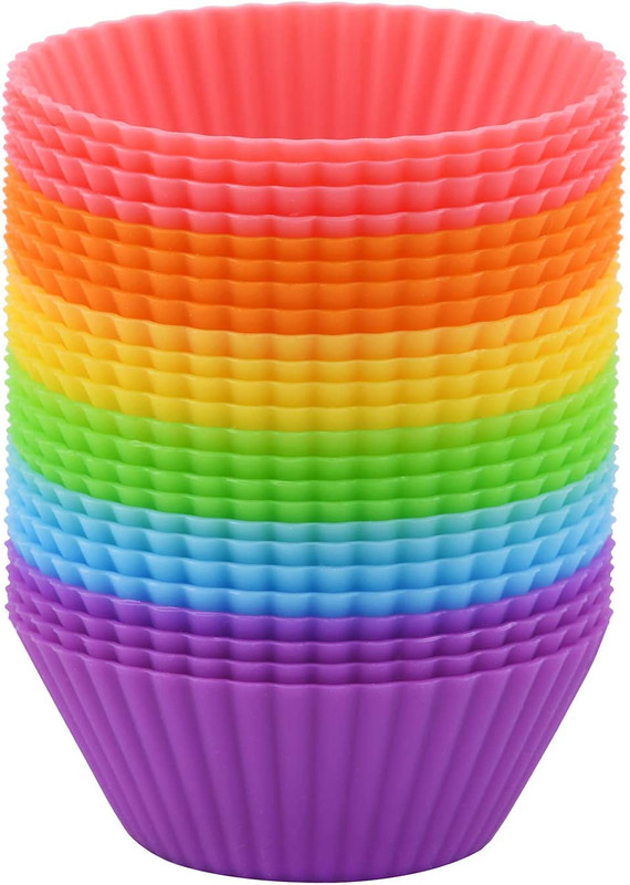2 Inch Mini Size Silicone Baking Cups Muffin Cups, Reusable and Nonstick Mini Cu
