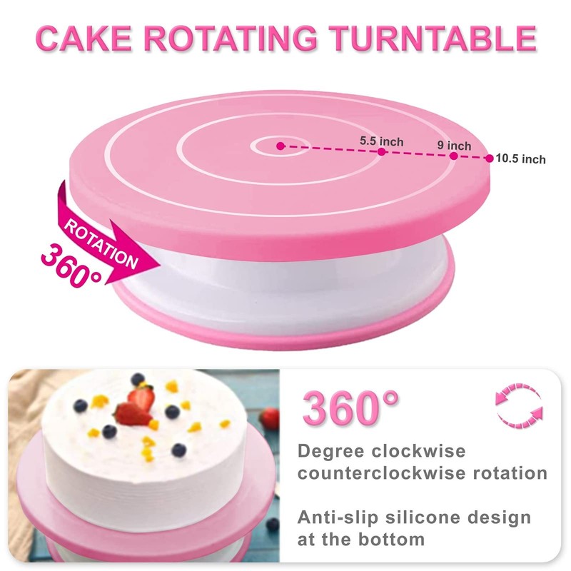 255-PCS Cake Decorating Kit, Piping Bags, Tips Set, Frosting, Baking, Supplies gallery