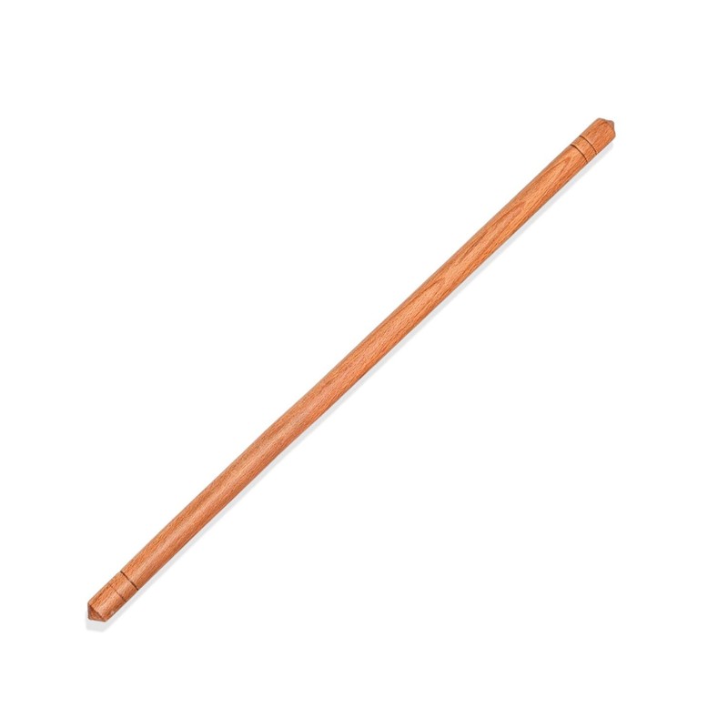 Beech Wood Turkish Oklava Rolling Pin – Non-Stick Oil-Infused Smooth Brown