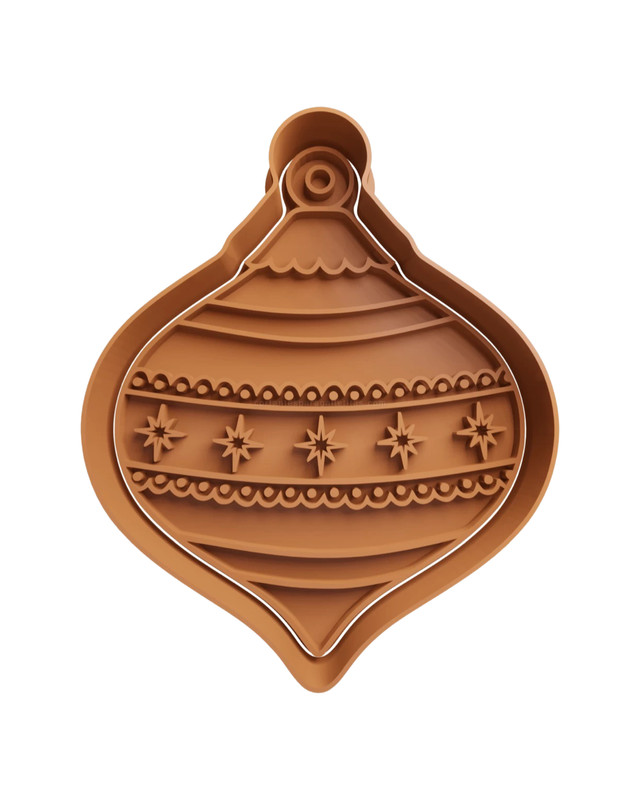 Christmas Bells Cookie Cutter Stamp Star Poinsettia Floral Bell gallery