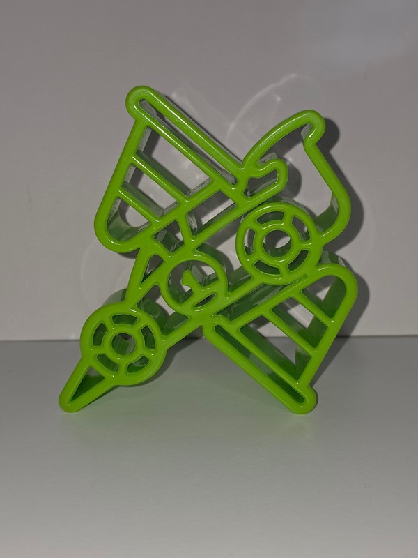 Cookie Cutter Race Car with Cones Approx 13cm x 3cm - Sandwich Press - Plastic gallery