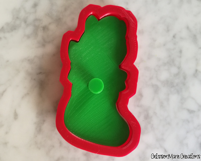 Shiba Inu Christmas Stocking Cookie Cutter, Doge Biscuit Baking, Fondant Tool gallery