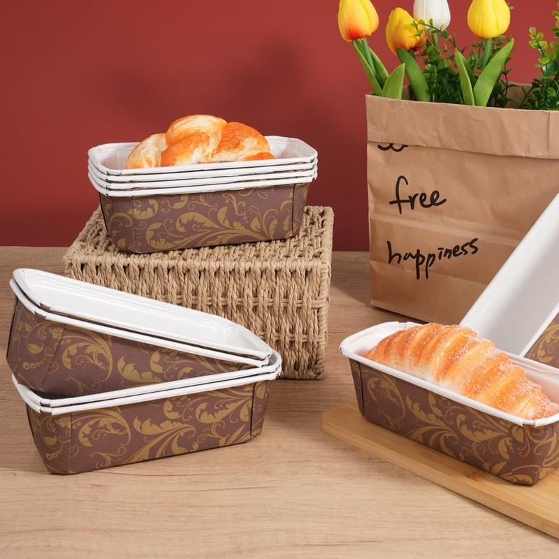 Disposable Loaf Pan Liners 50 Pack Baking Molds W/ Plastic Bags & Ties New gallery
