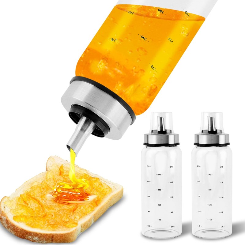 Glass Honey Dispenser Pot 10oz, Honey-Dispenser No Drip, Maple Syrup Dispense... gallery