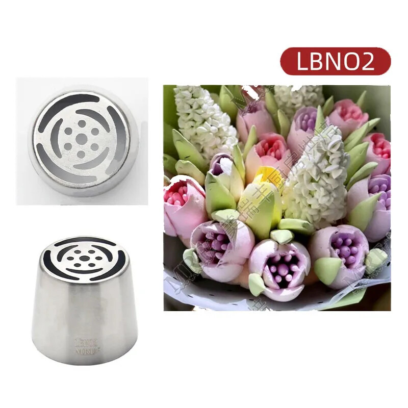 New Russian Stainless Steel Nozzle Birthday Christmas Cake Rosebuds DIY Russian gallery