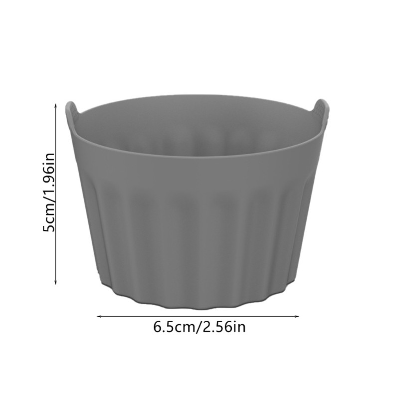 3/6/9Pcs Air Frying Machine Egg Mould Silicone Nonstick Air Frying Machine gallery