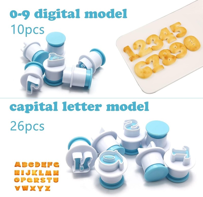 Alphabet Letter Cookie Stamp Set gallery